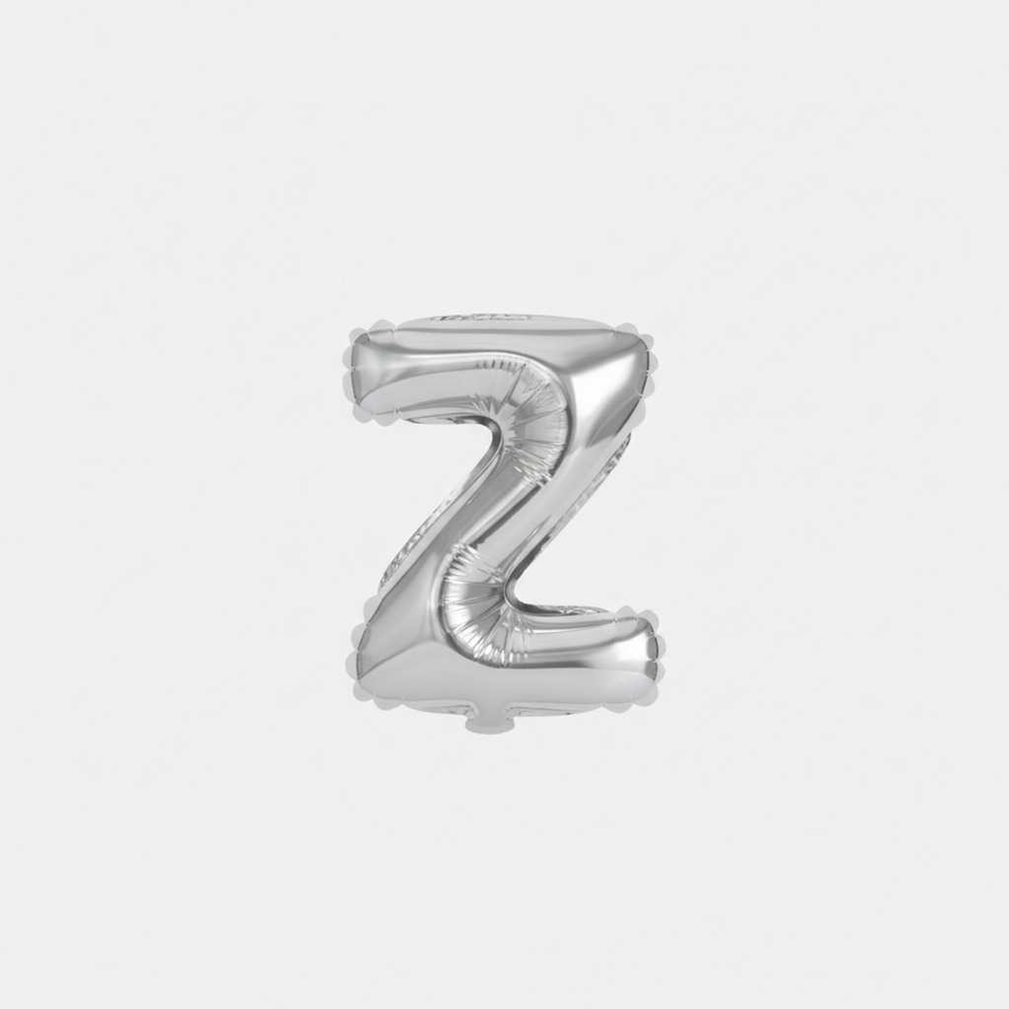 Small Letter Balloon Z Chrome Color