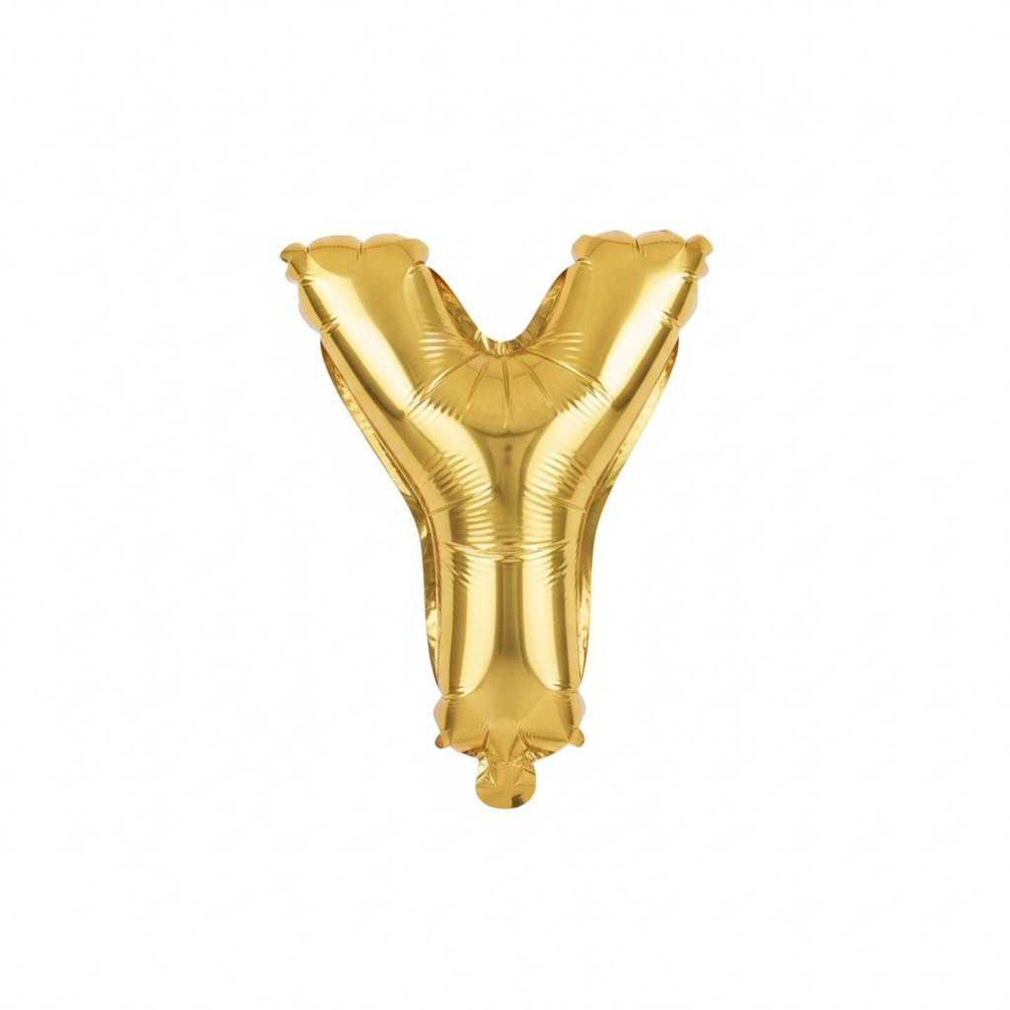Small Letter Balloon Y Gold Color