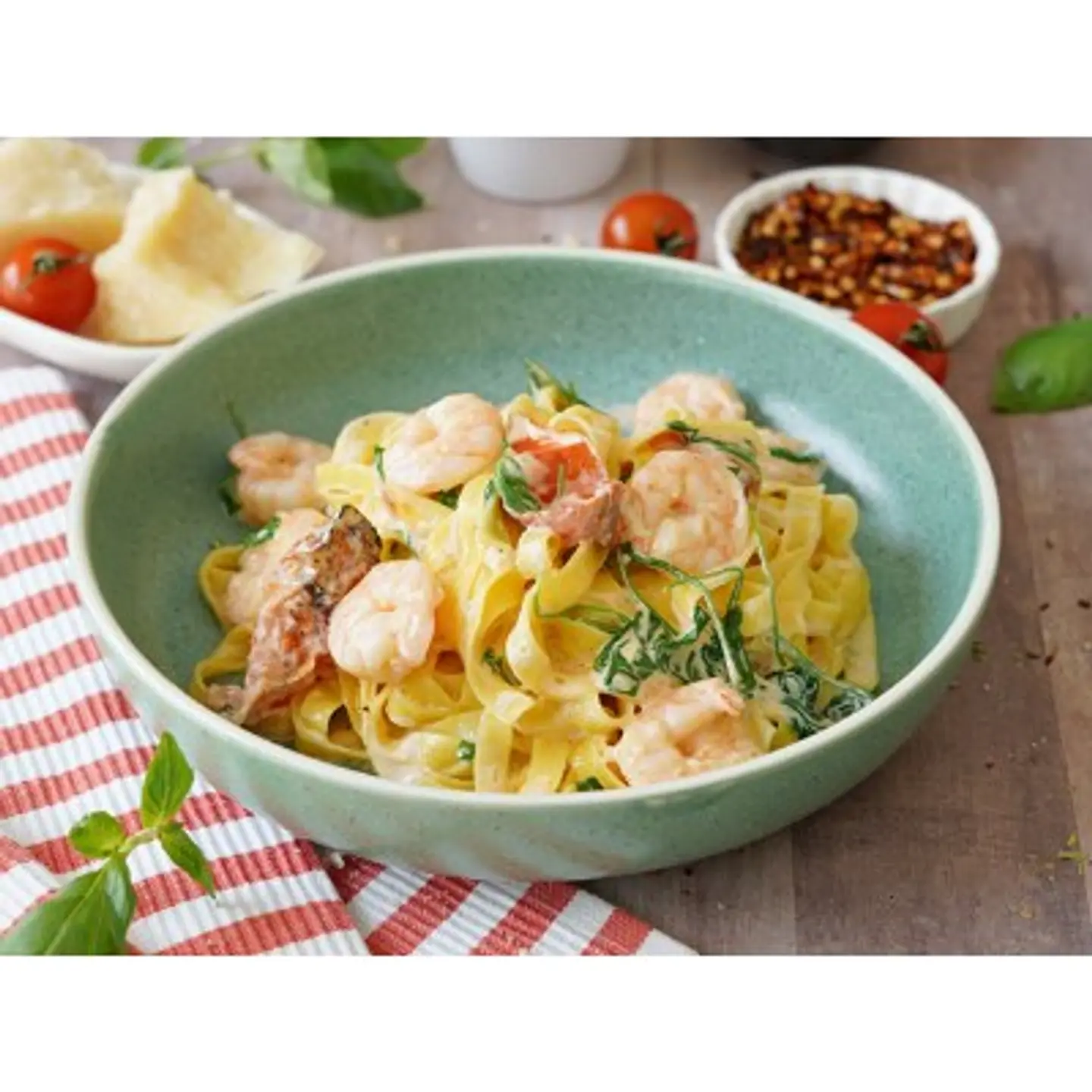 Tagliatelle Sriracha Shrimp