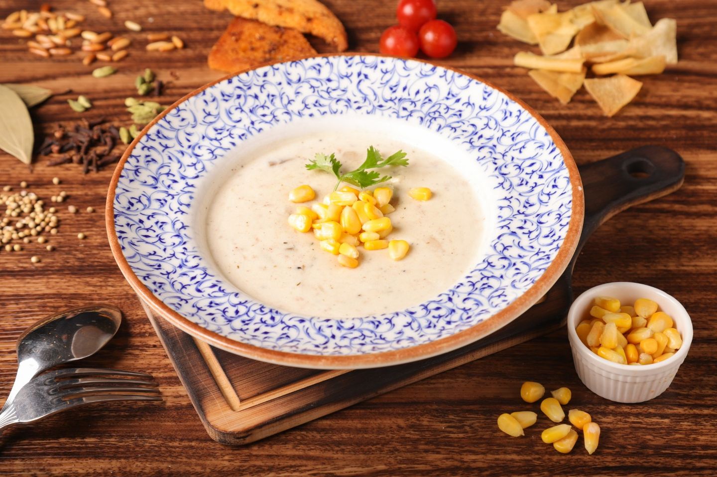 شوربة دجاج بالكريمة