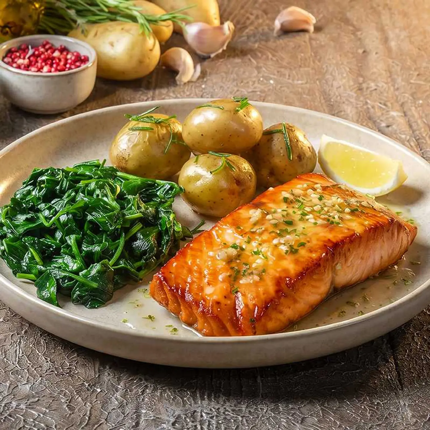 Lemon Garlic Salmon