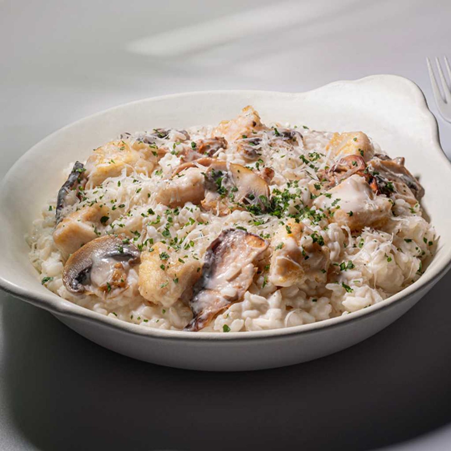 Chicken And Wild Mushroom Risotto