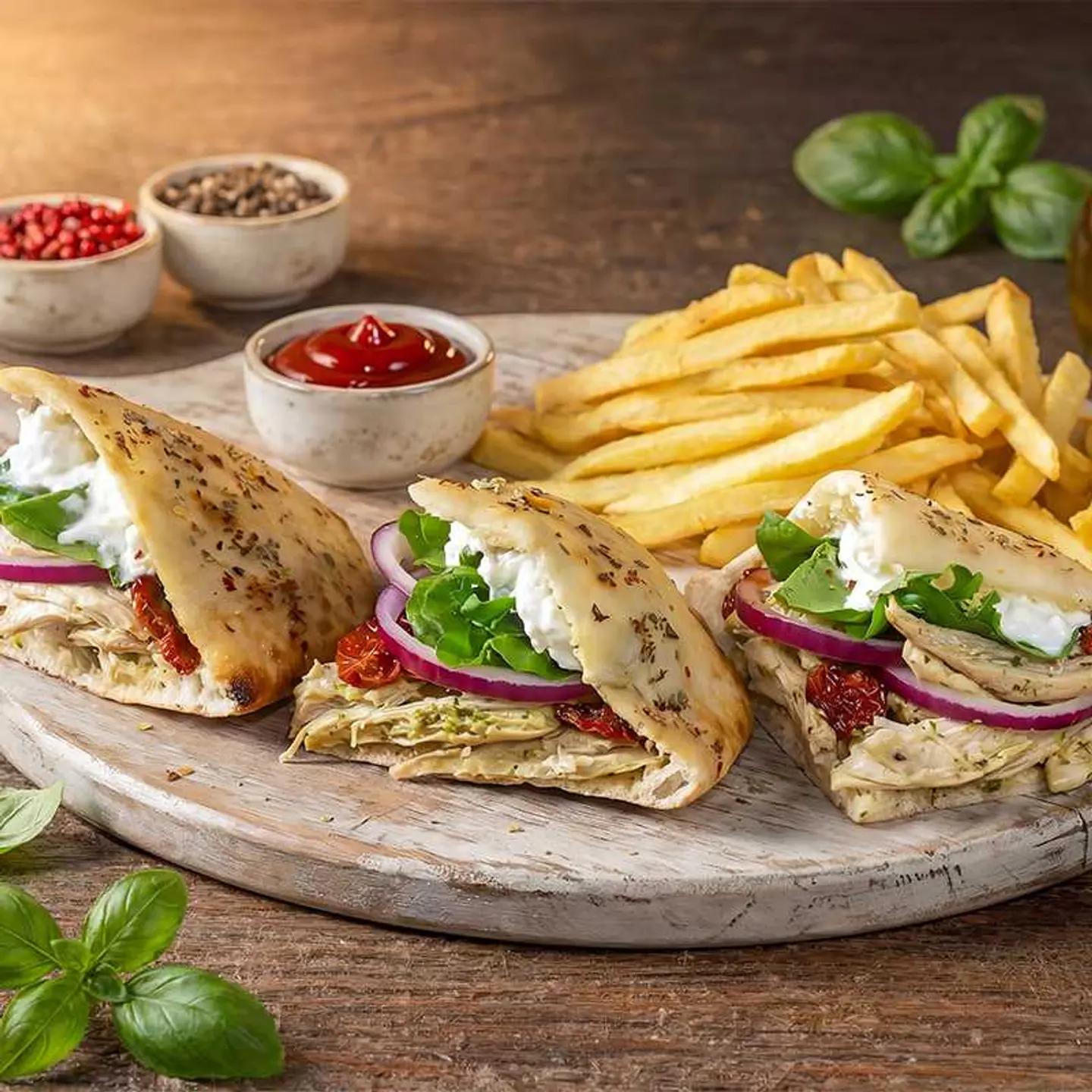 Panuozzo Chicken Pesto