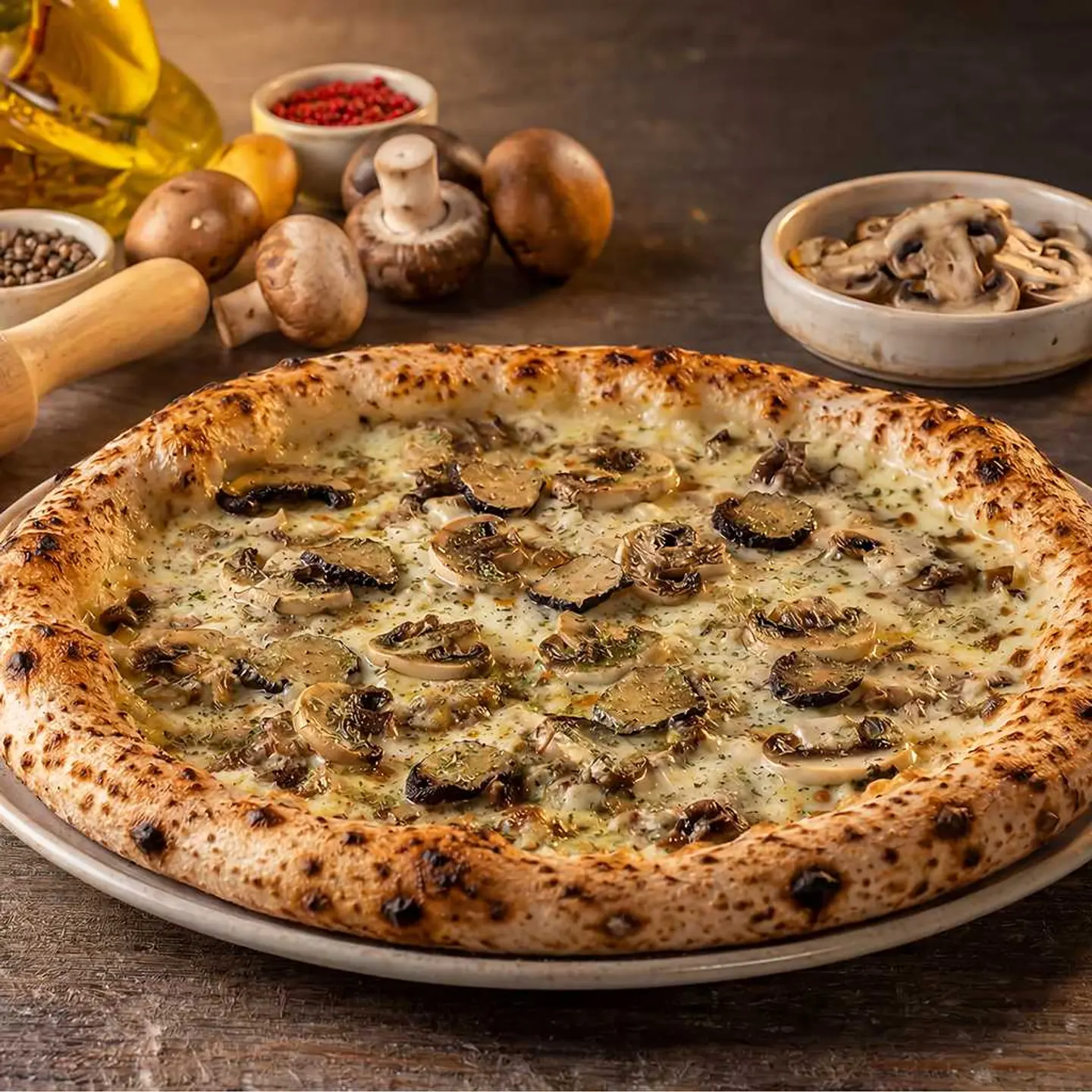 Truffle Mushroom Pizza