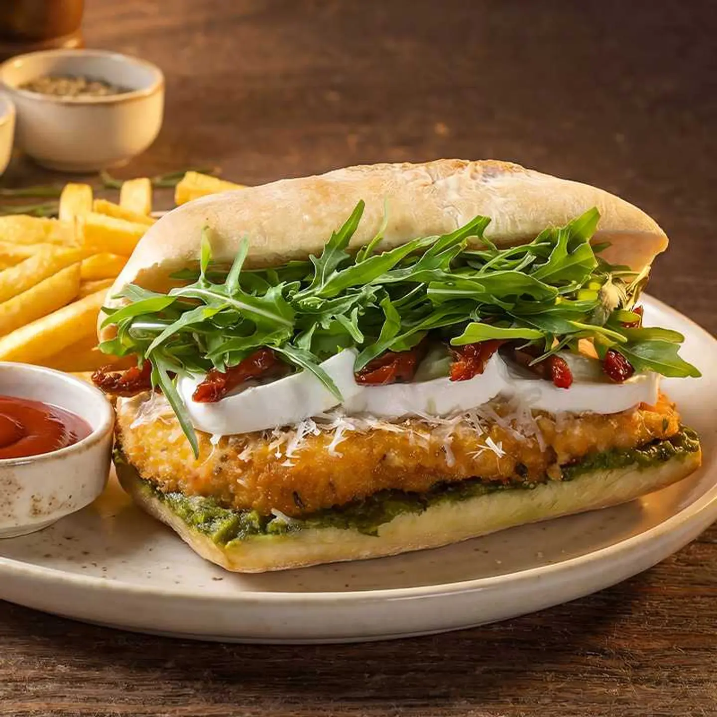 Ciabata Chicken Capresse