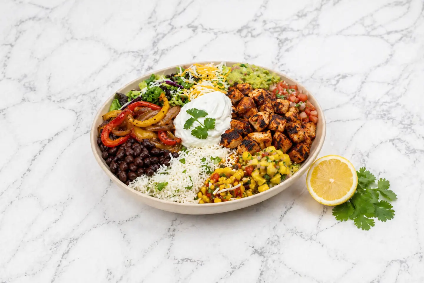 Picante Chicken Burrito Rice Bowl
