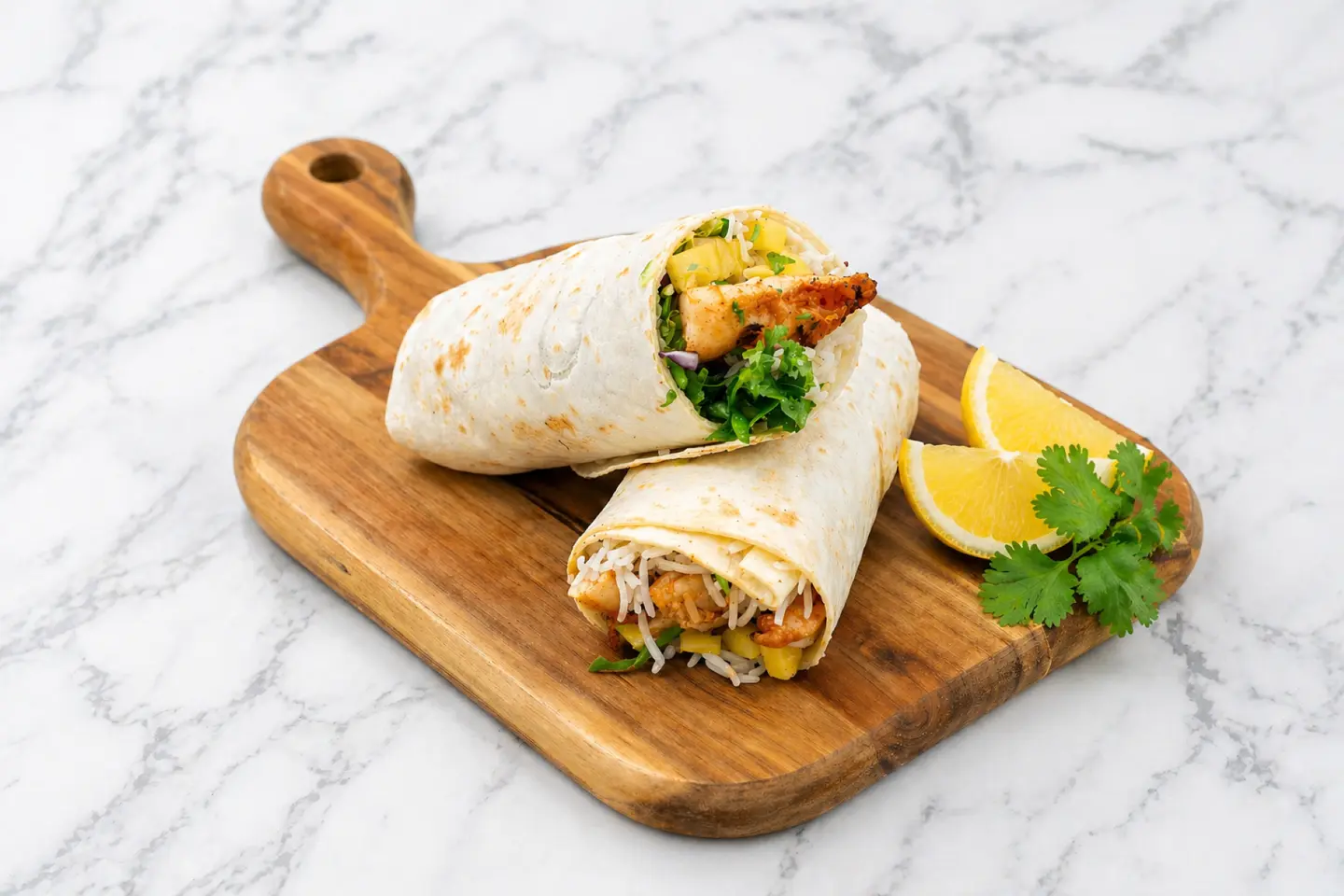 Burrito Cilantro Shrimp