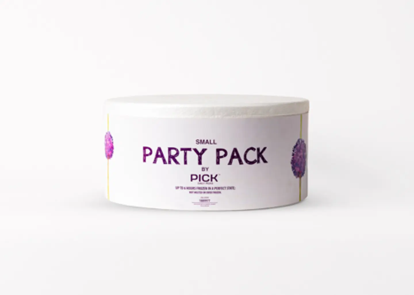 Small Party Pack Box,9 Mini Cups Without Toppings