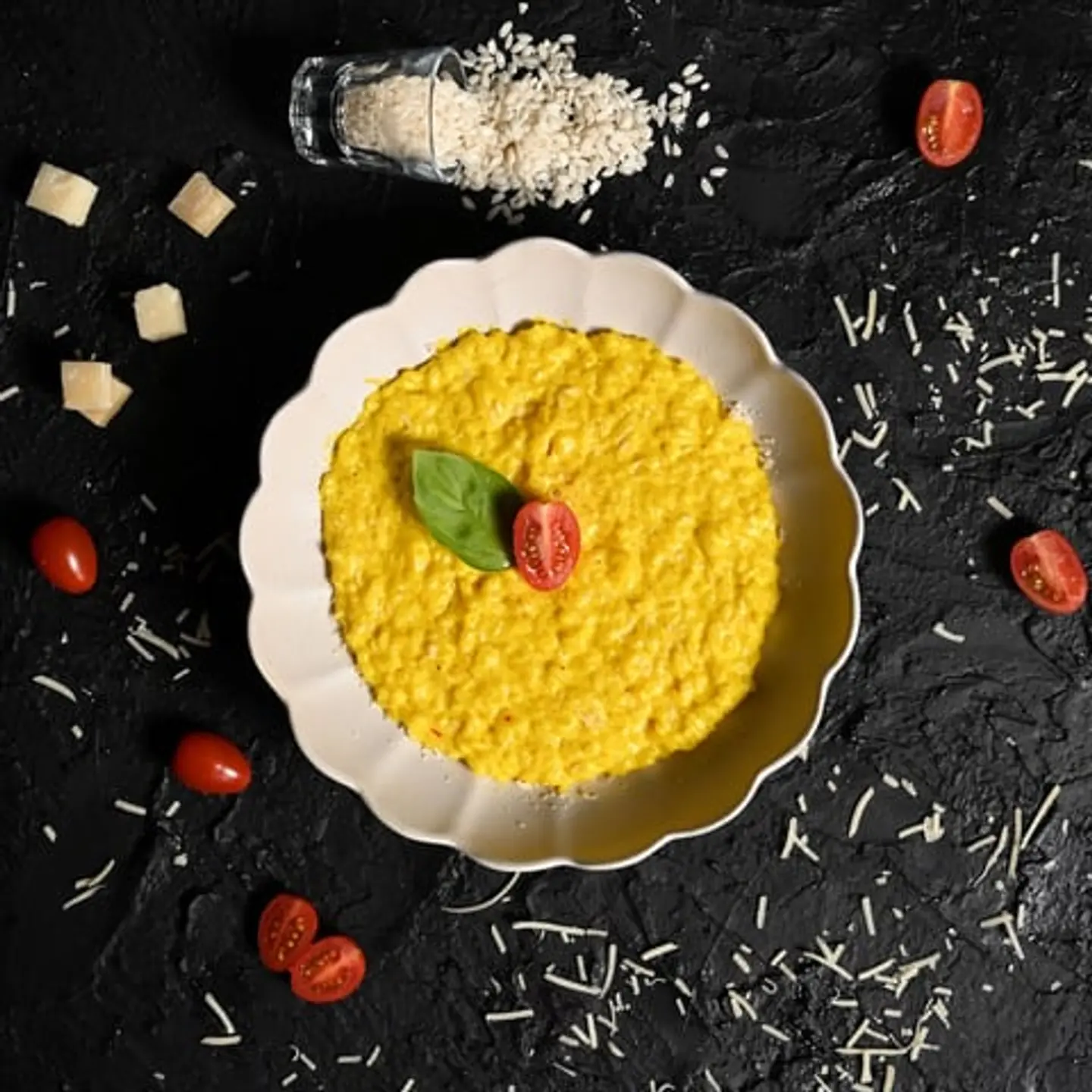 Saffron Risotto With Chicken