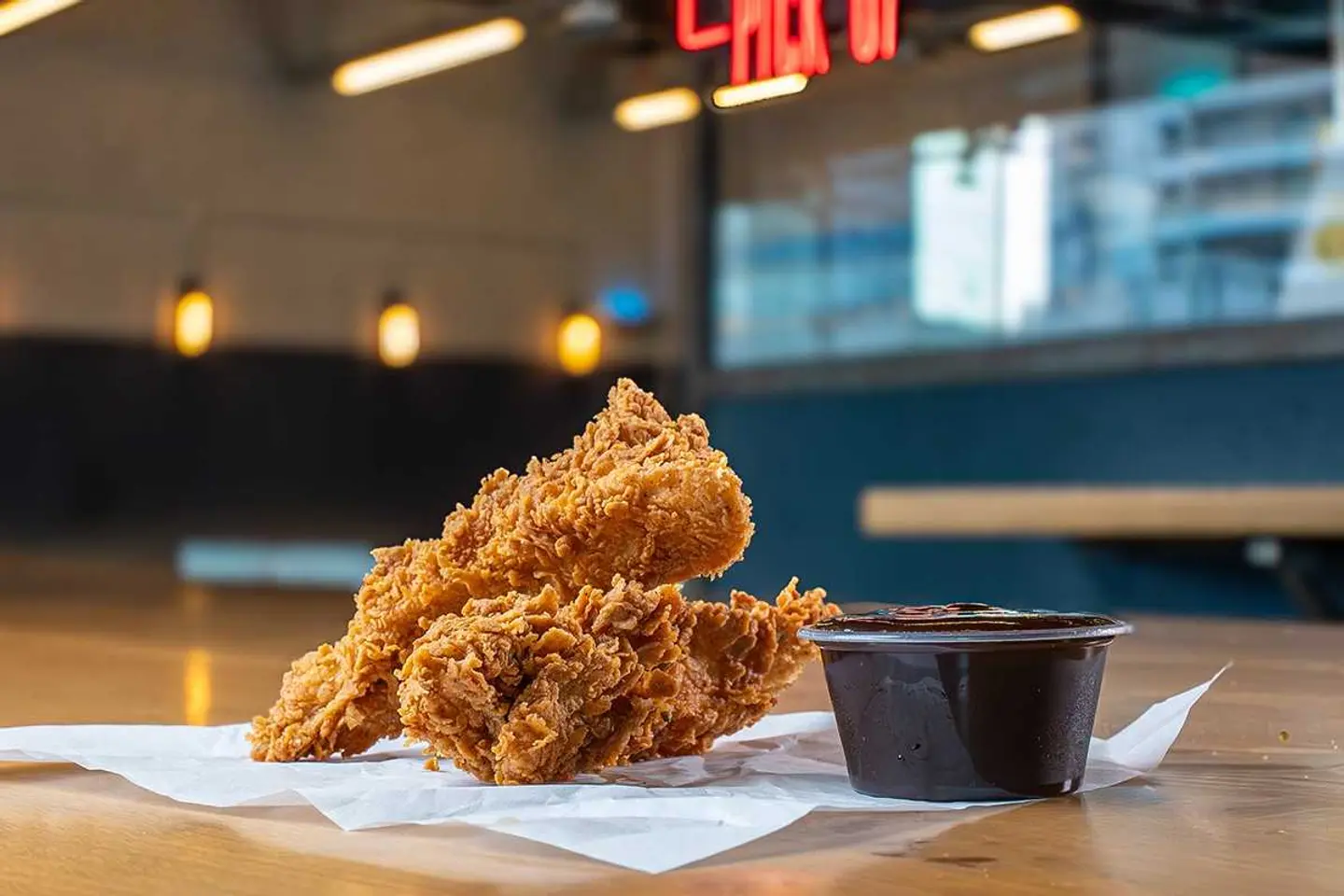 قطعتين تشكن تيندر