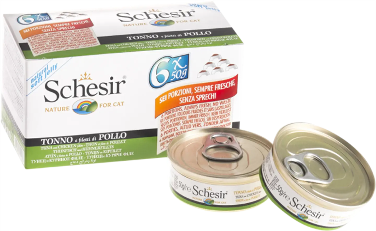 Schesir Cat Multipack Tuna With Chicken 50g