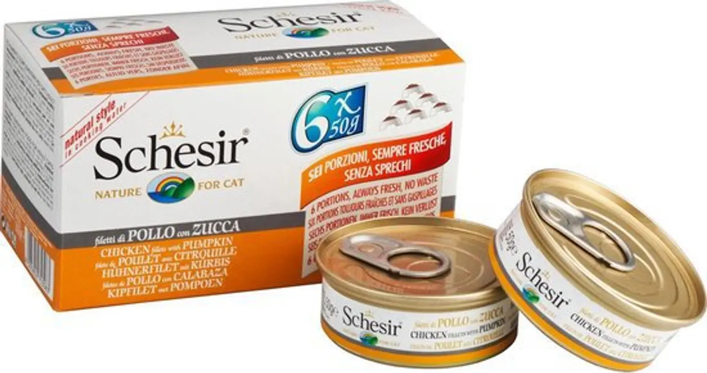 Schesir Cat Multipack Chicken With Pupmkin 50g