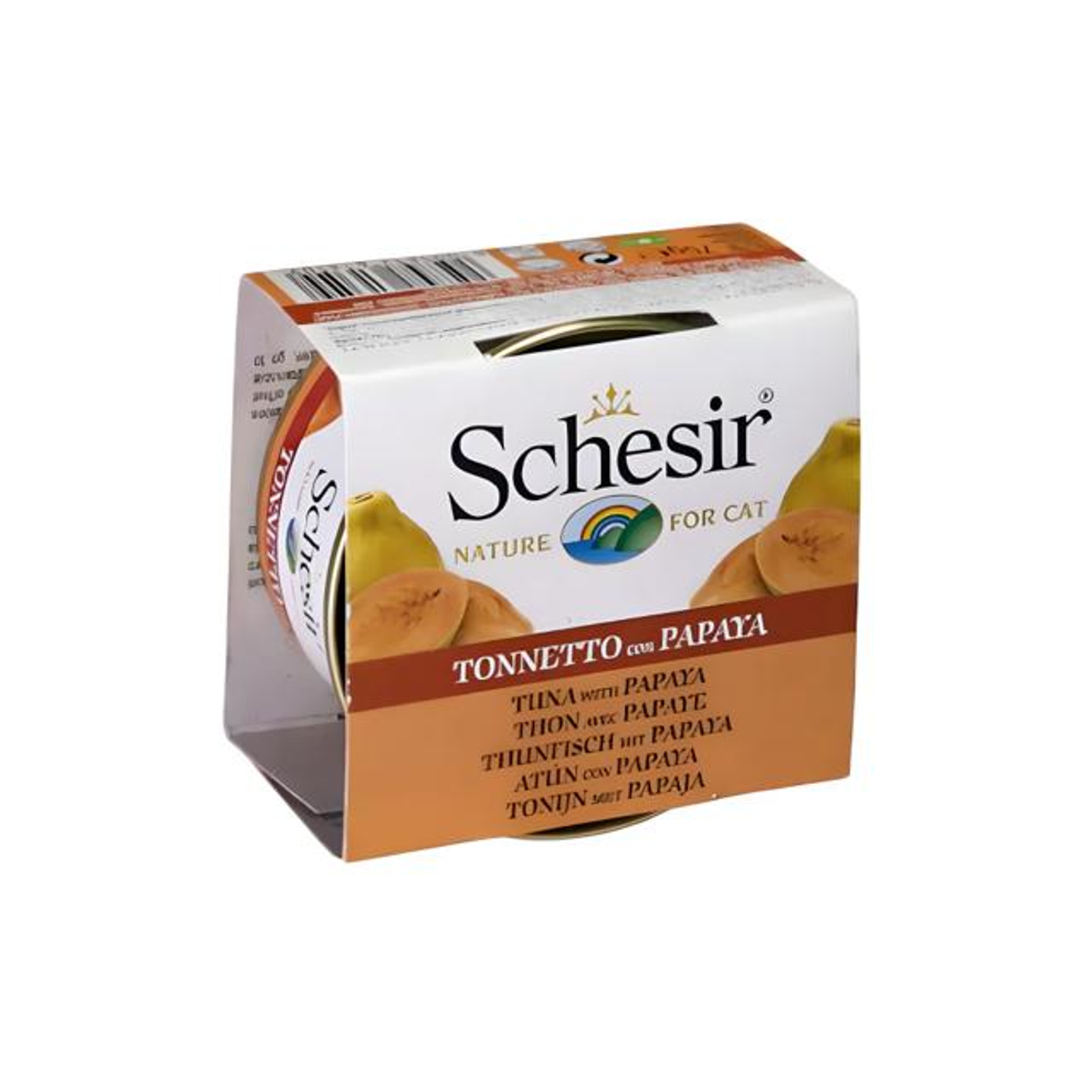 Schesir Cat Tuna With Papaya Fruit 75g