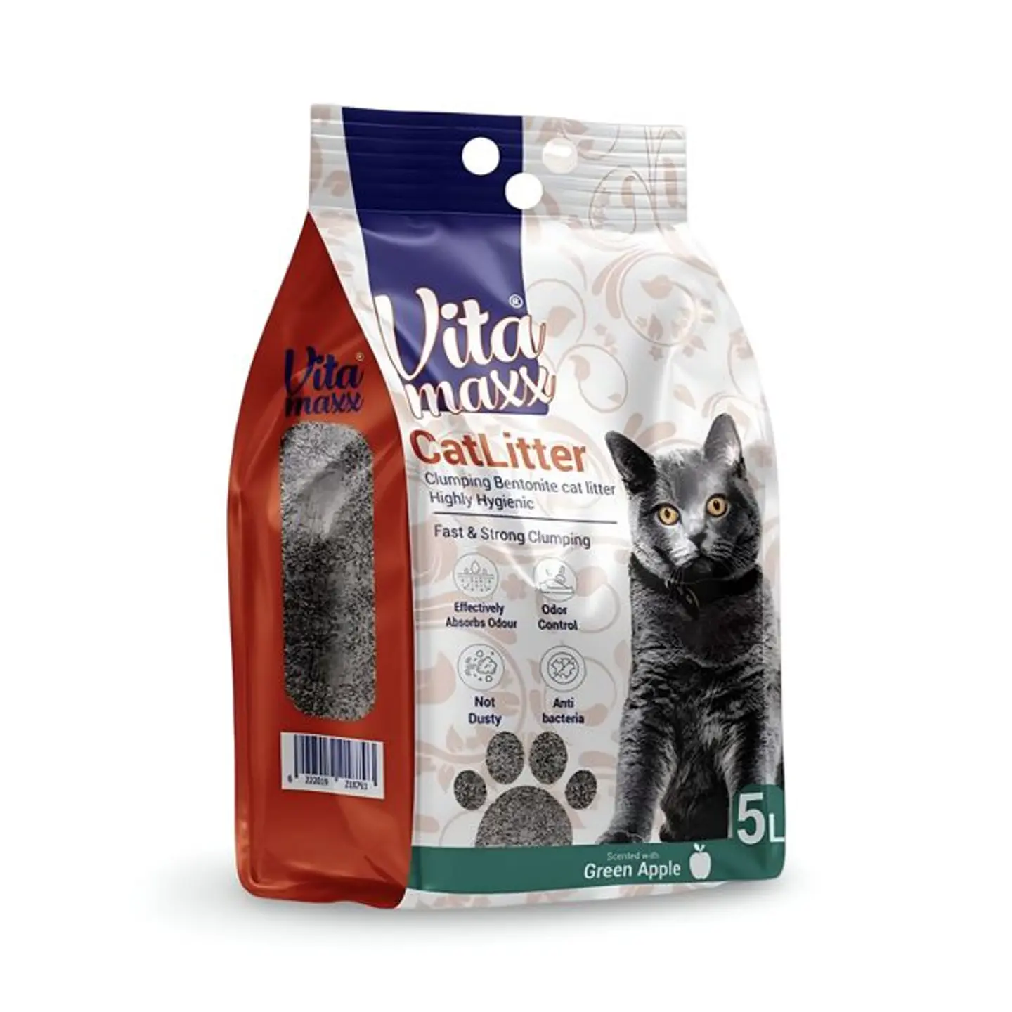 Vita Maxx Cat Litter Clumping Green Apple 5 L