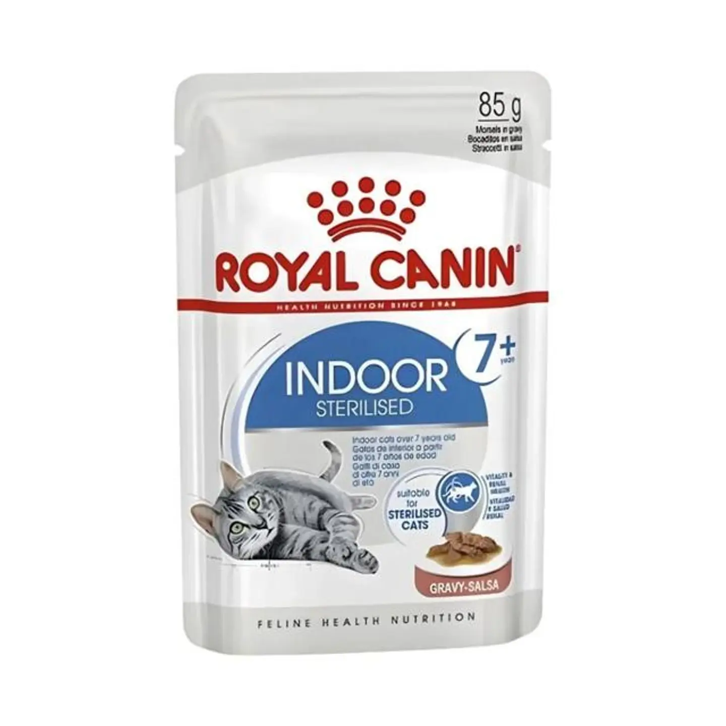 Royal Canin Indoor Wet Food For Sterilized Adult Cats 7 Years And Over 85g