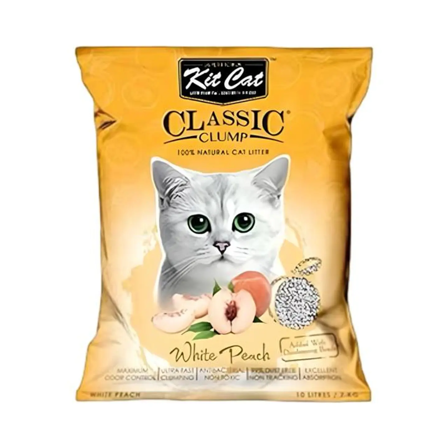 كت كات رمل كلاسيك رائحة الخوخ الأبيض ١٠ ل
