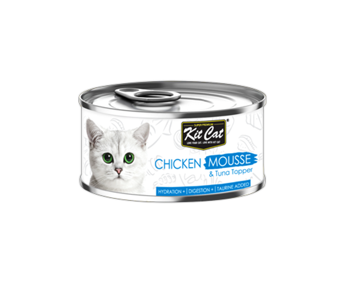 Kit Cat Chicken Mousse & Tuna Toppers 80g