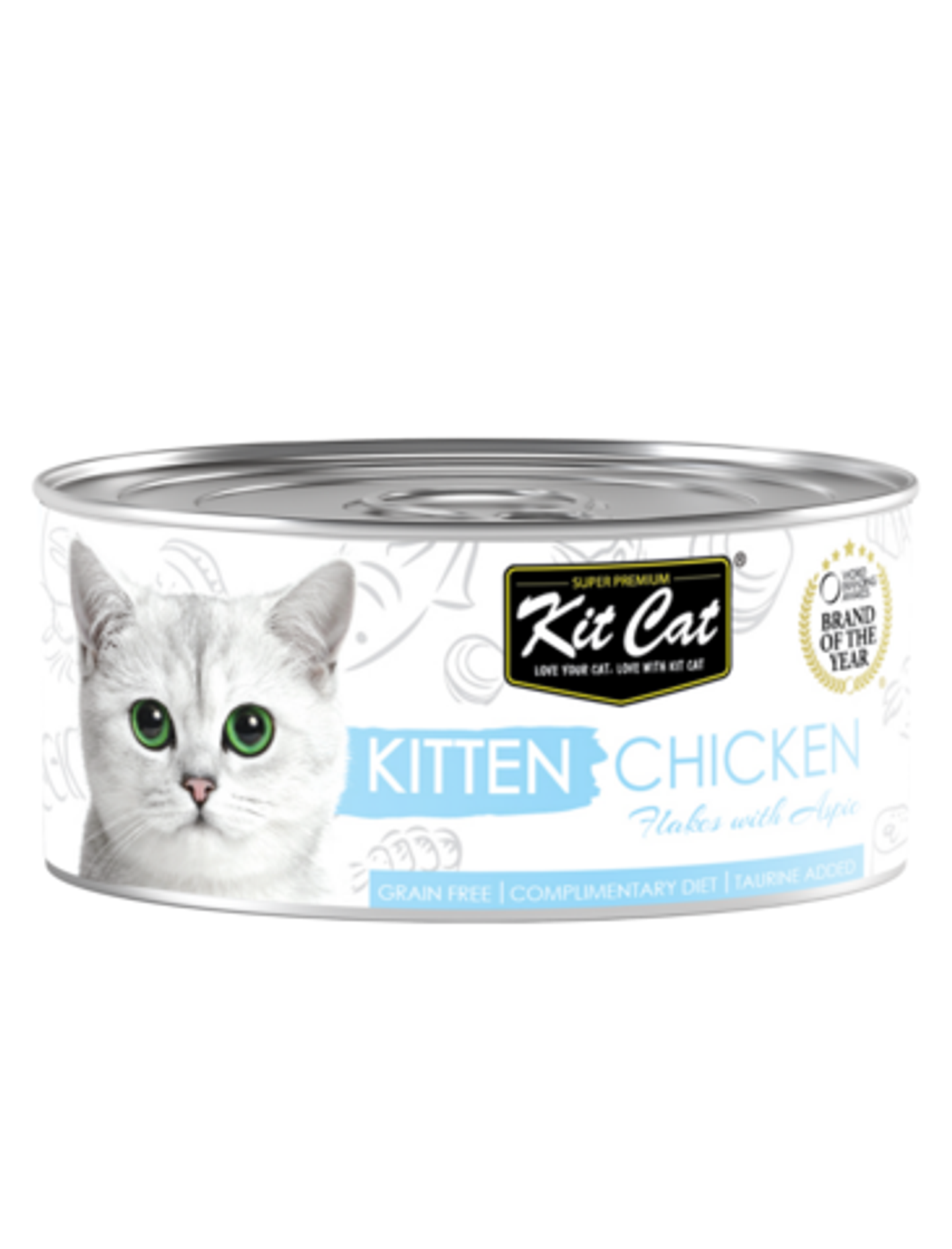 Kit Cat Kitten Chicken With Flakes 80g