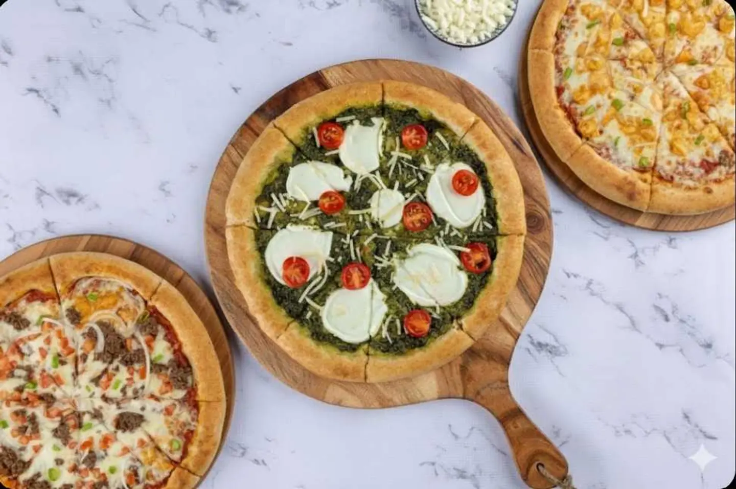 Triple Large Pizza