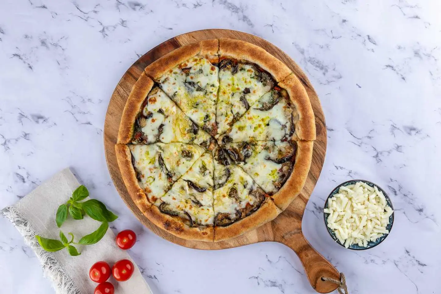 Aubergine Pizza Medium