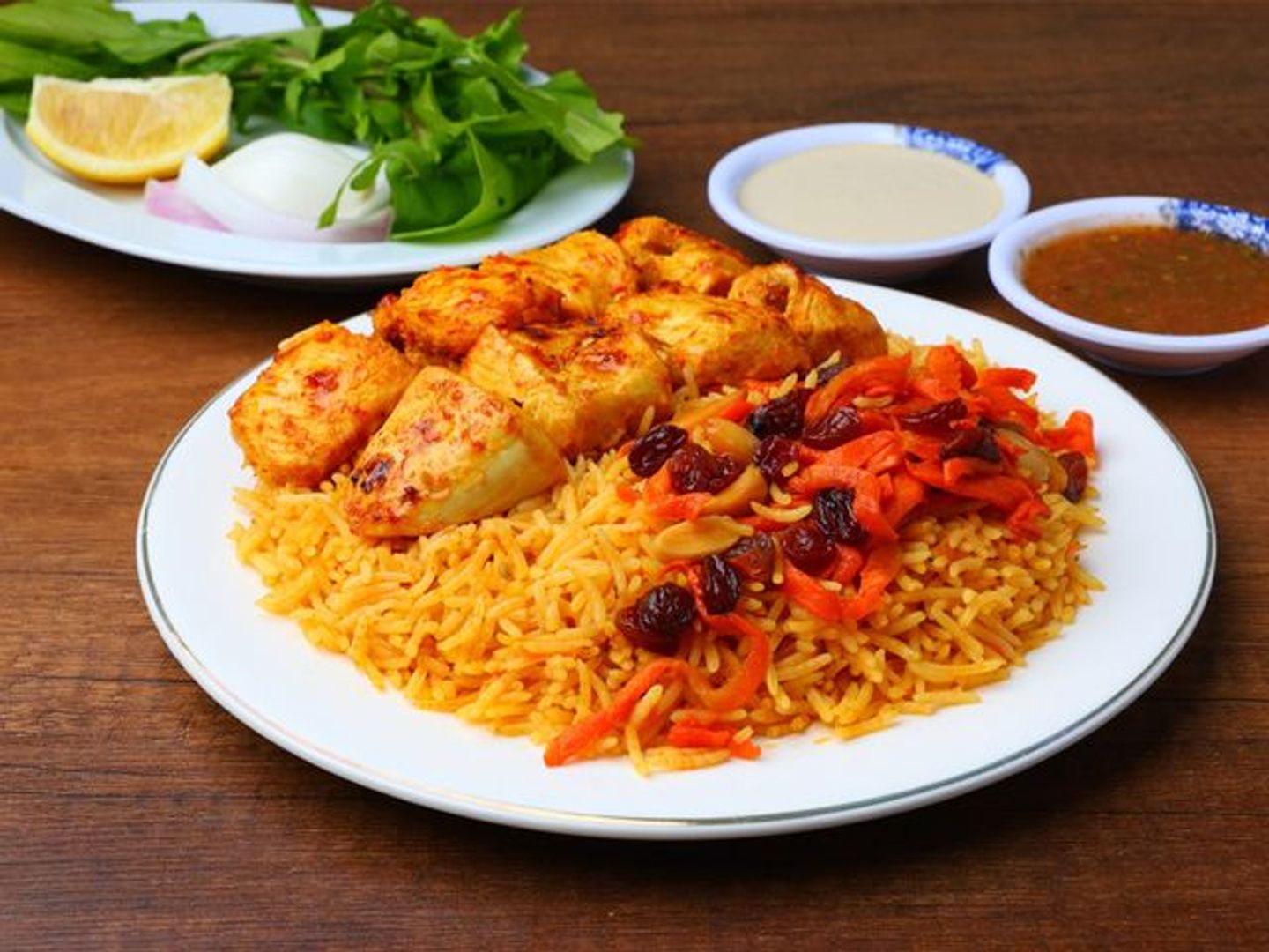 Shish Tawouk With Rice