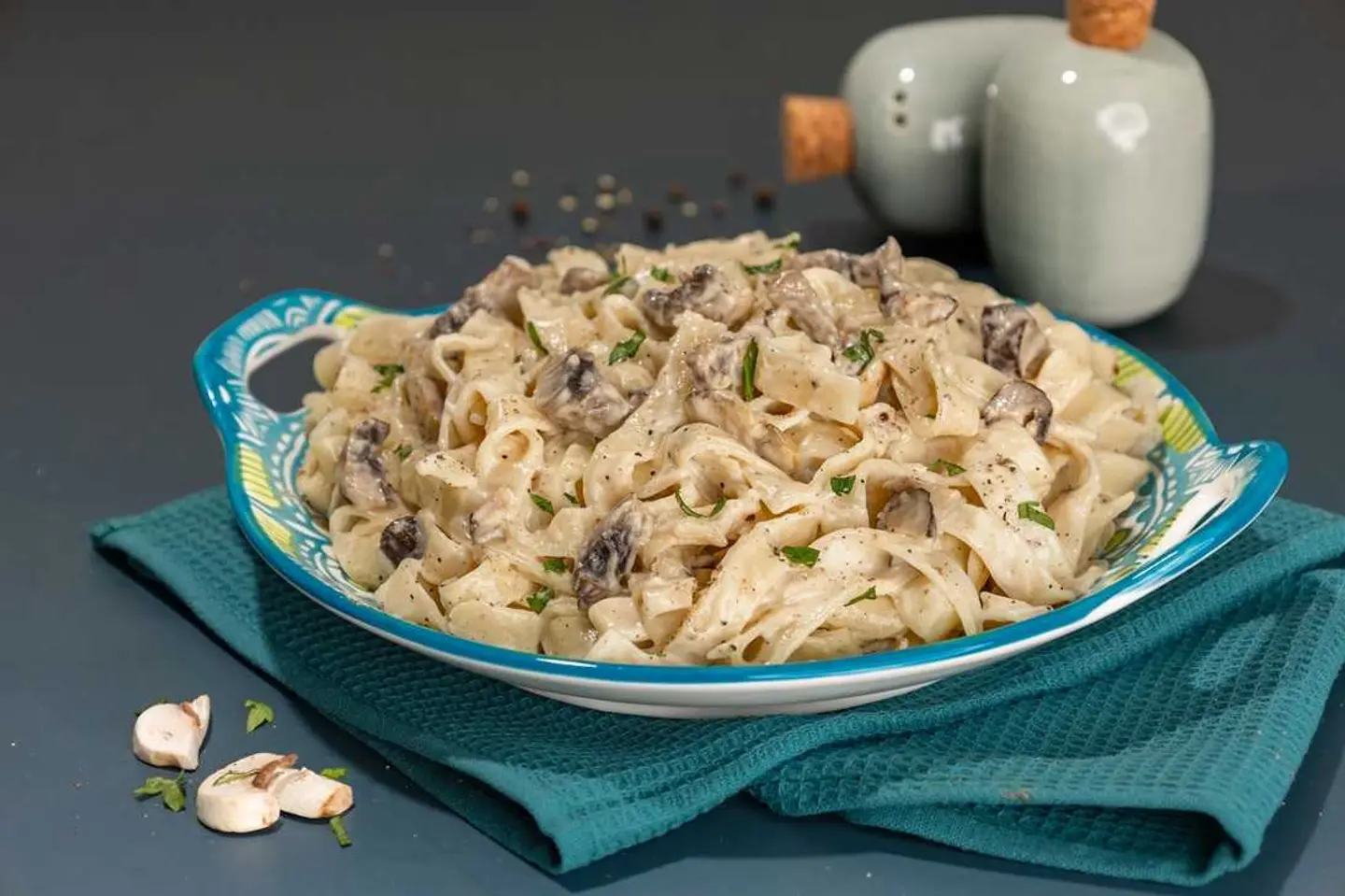 Mushroom Cream Sauce Tagliatelle