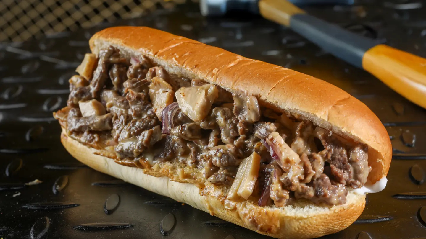 Steak Mushroom Sandwich