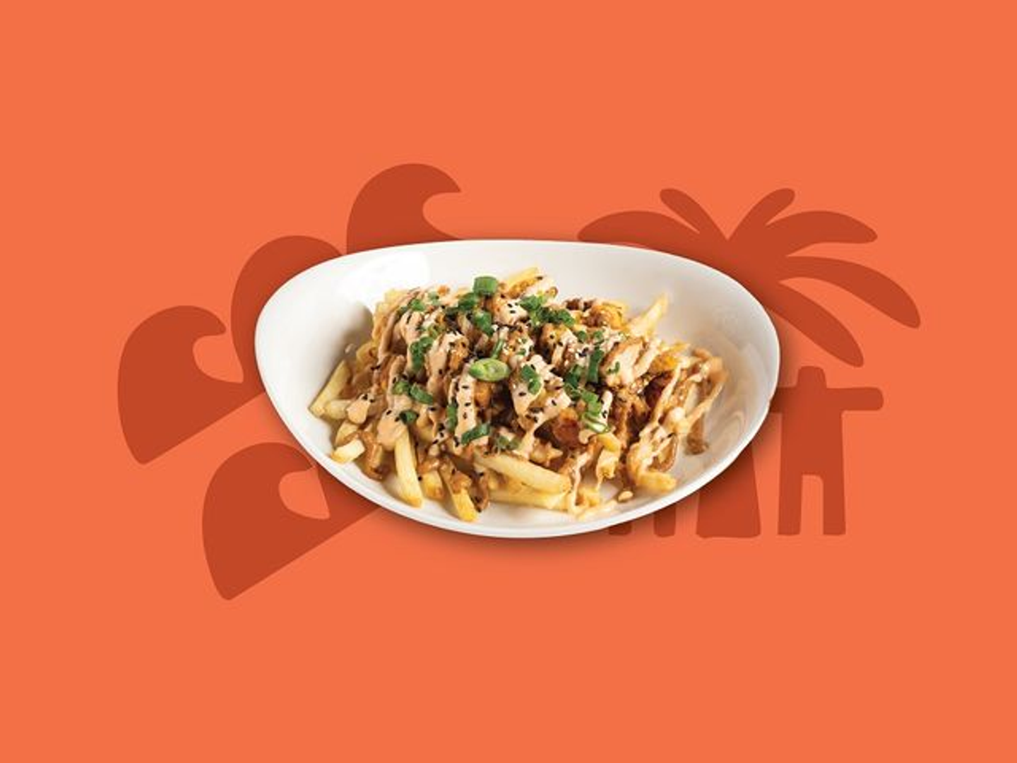 Chicken Satay Fries