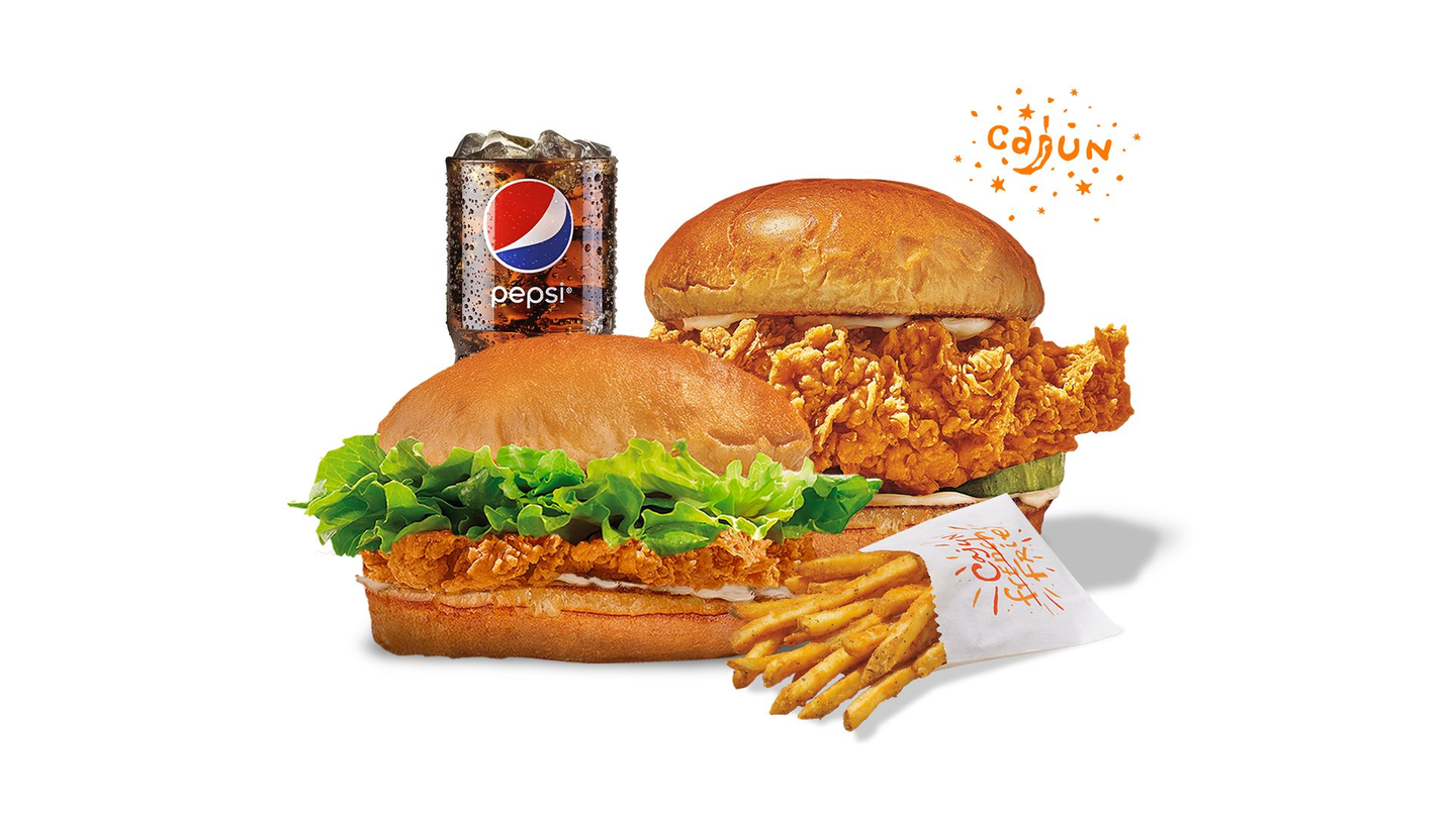 Cajun Power Meal - Chicken Sandwich Spicy