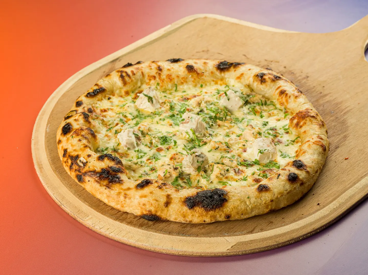 Alfredo Chicken Pizza Small