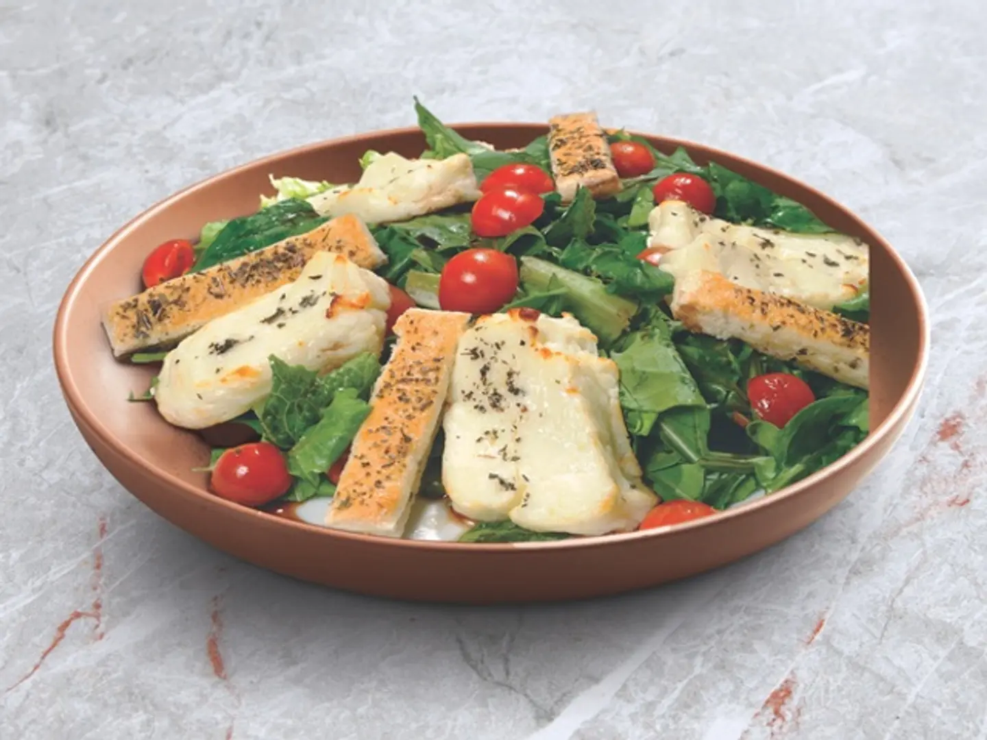 Grilled Halloumi Salad