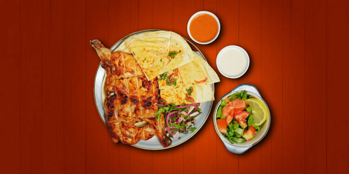 دجاج عالفحم بدون أرز