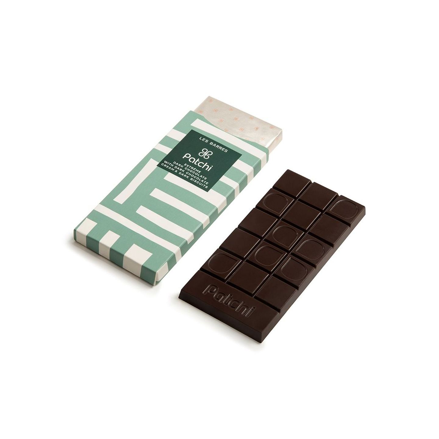 Extreme Dark Chocolate Bar With Dark Chocolate Cream And Dark Biscuits 50g