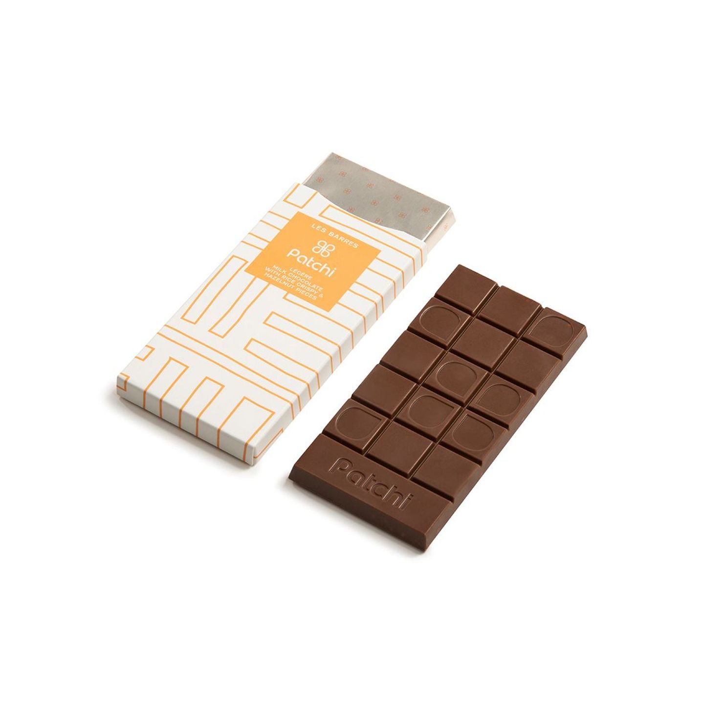 Legere Milk Chocolate Bar With Crisped Rice & Hazelnut Pieces 50g 013