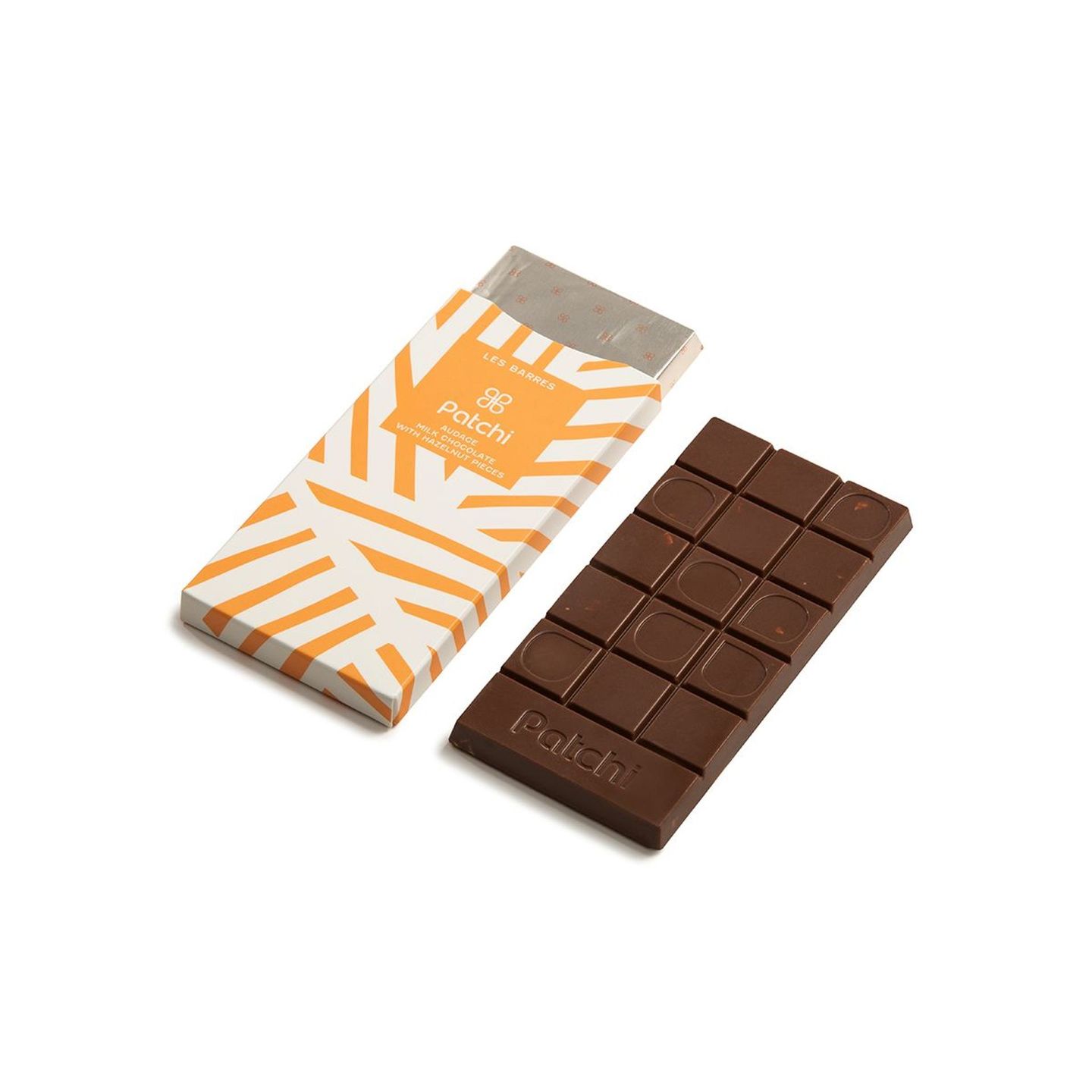 Audace Milk Chocolate Bar With Hazelnut Pieces 50g 011