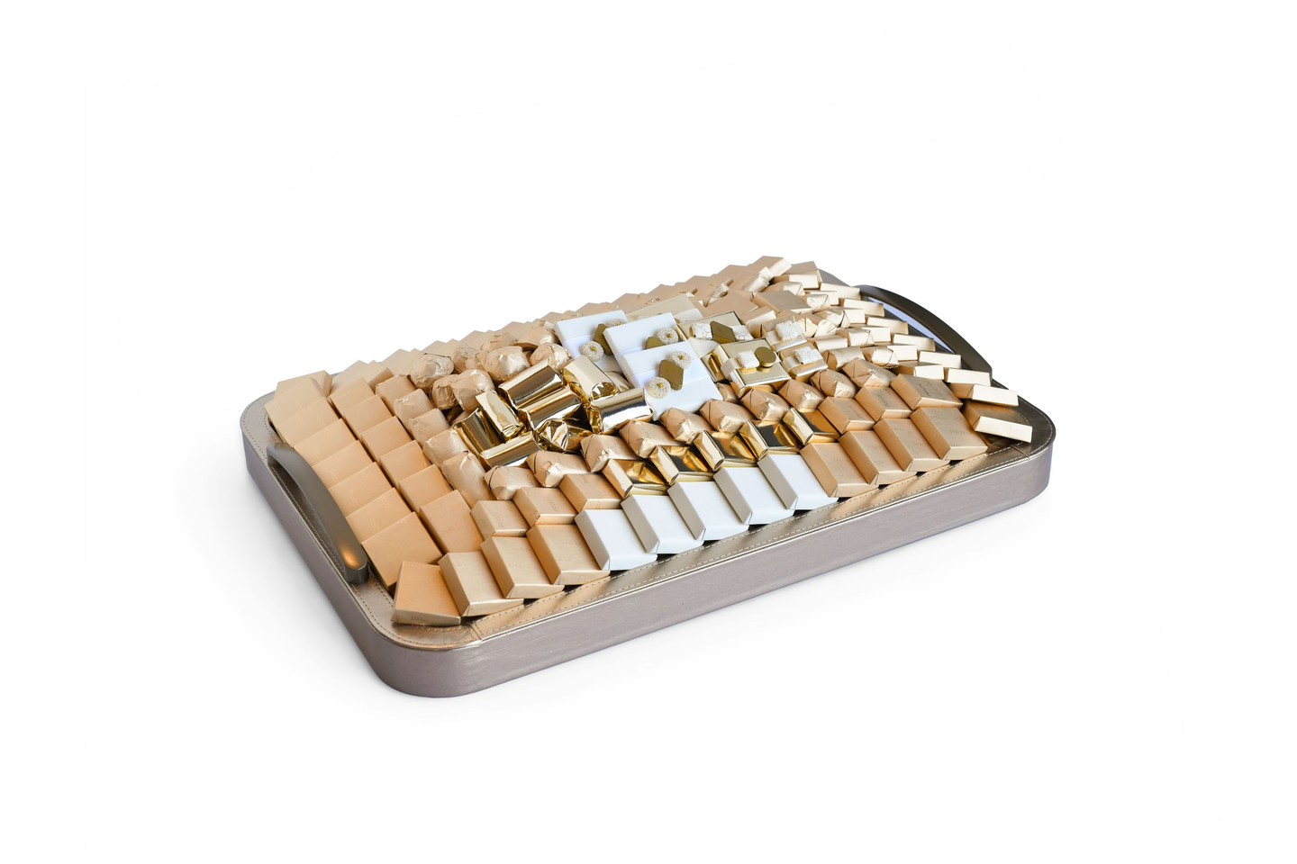 Leather Tray, Classic Arrangement 3200g