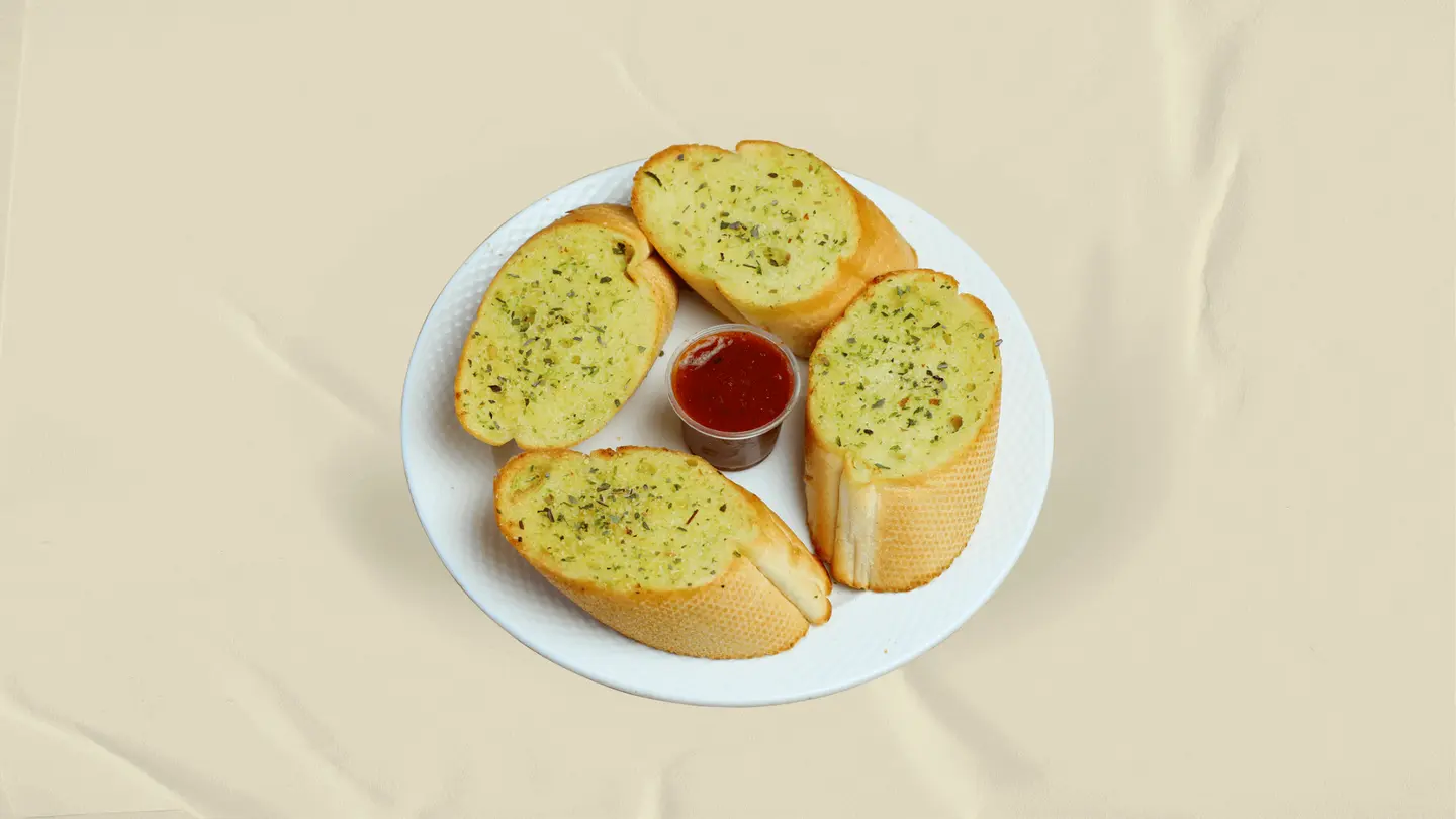 خبز الثوم بالجبنة (4 قطع)