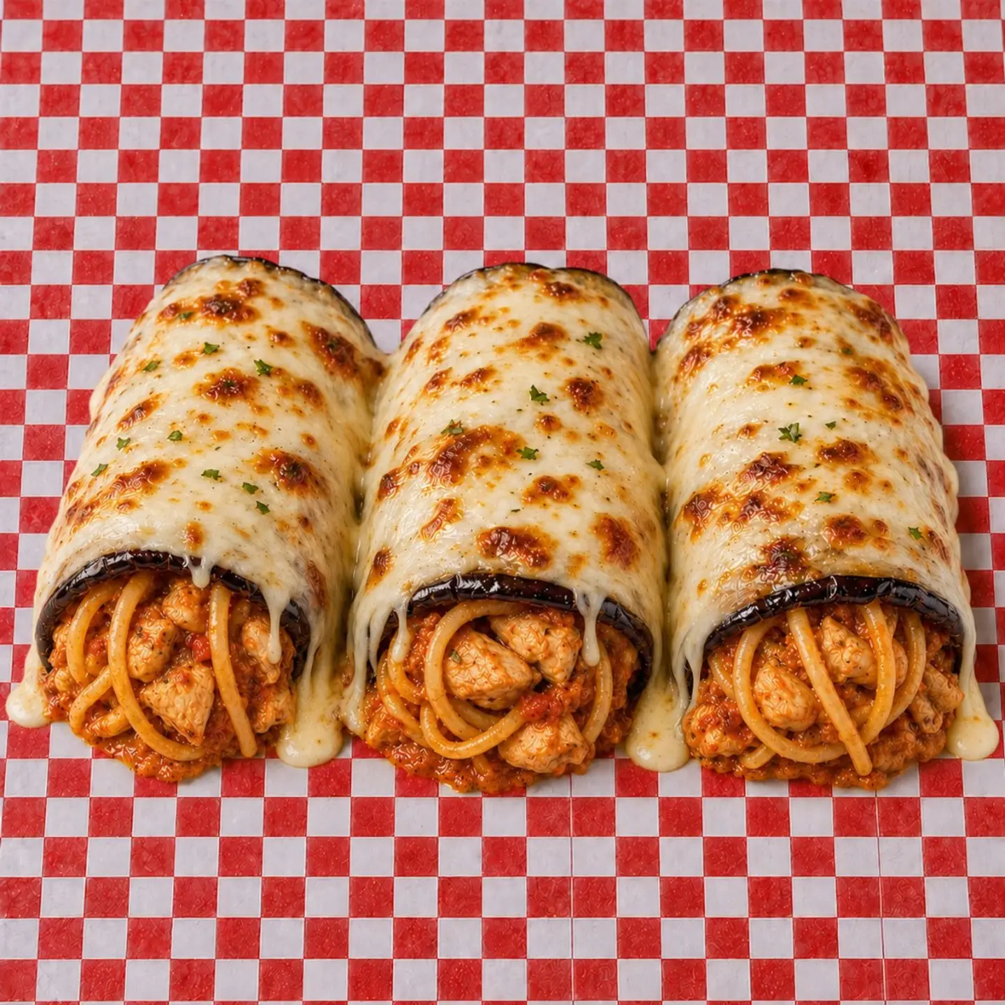 Chicken Eggplant Roll