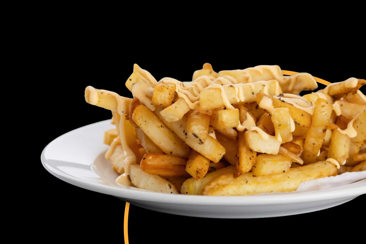 بطاطا مقلية بالجبنة