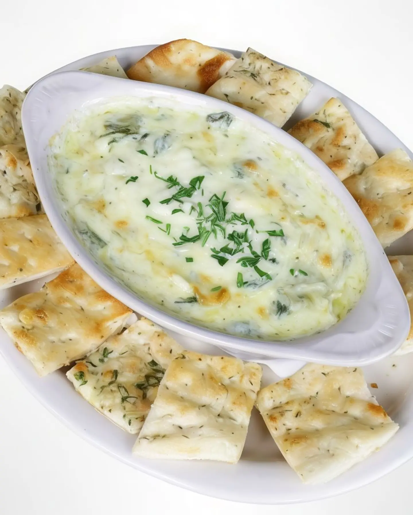 صلصة السبانخ والخرشوف