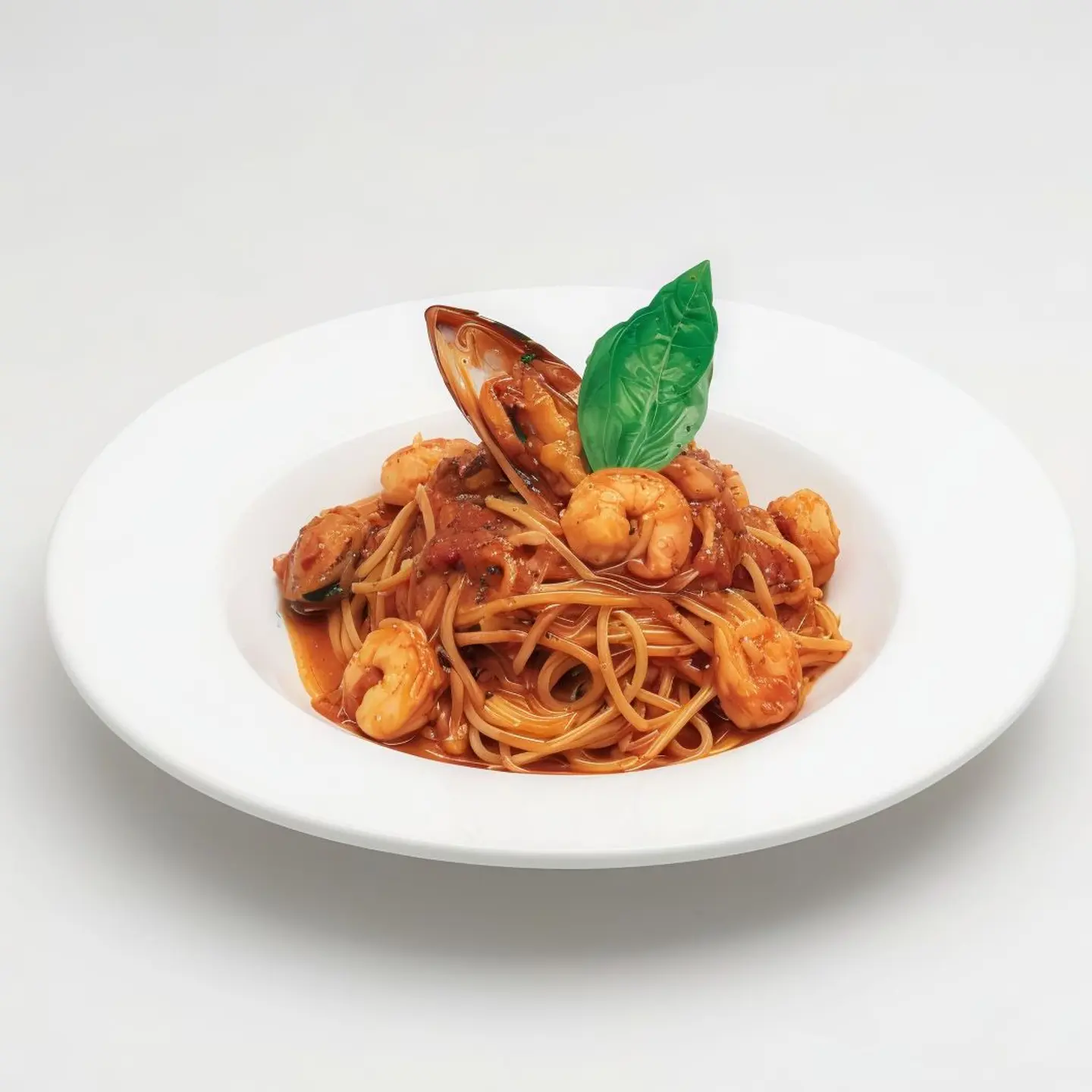 سباقيتي ثمار البحر