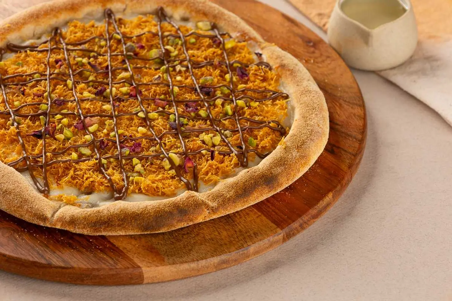Kunafa Nutella Pizza