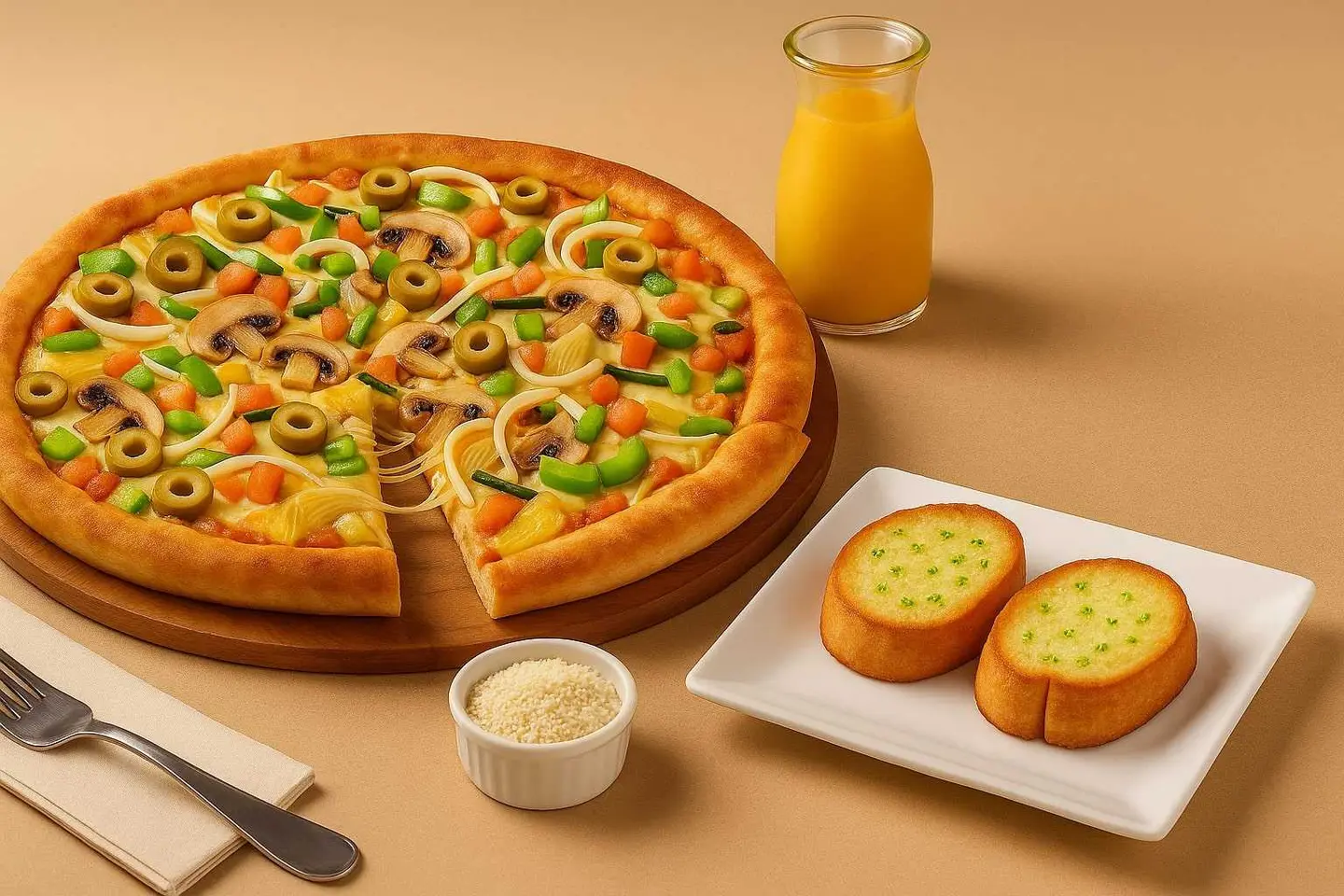 Just For One / Personal Pizza Feast   Veg