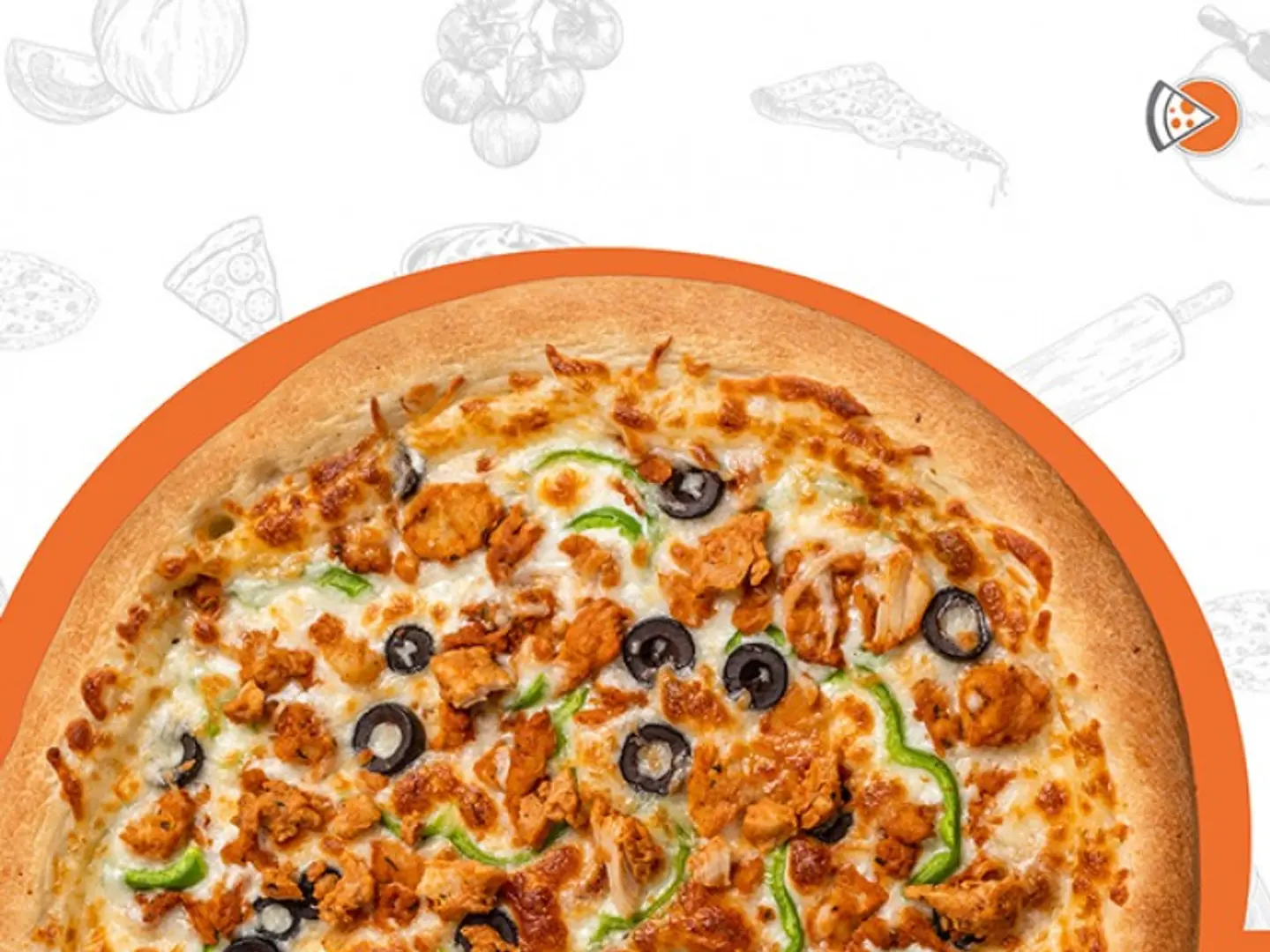 بيتزا دجاج فاهيتا