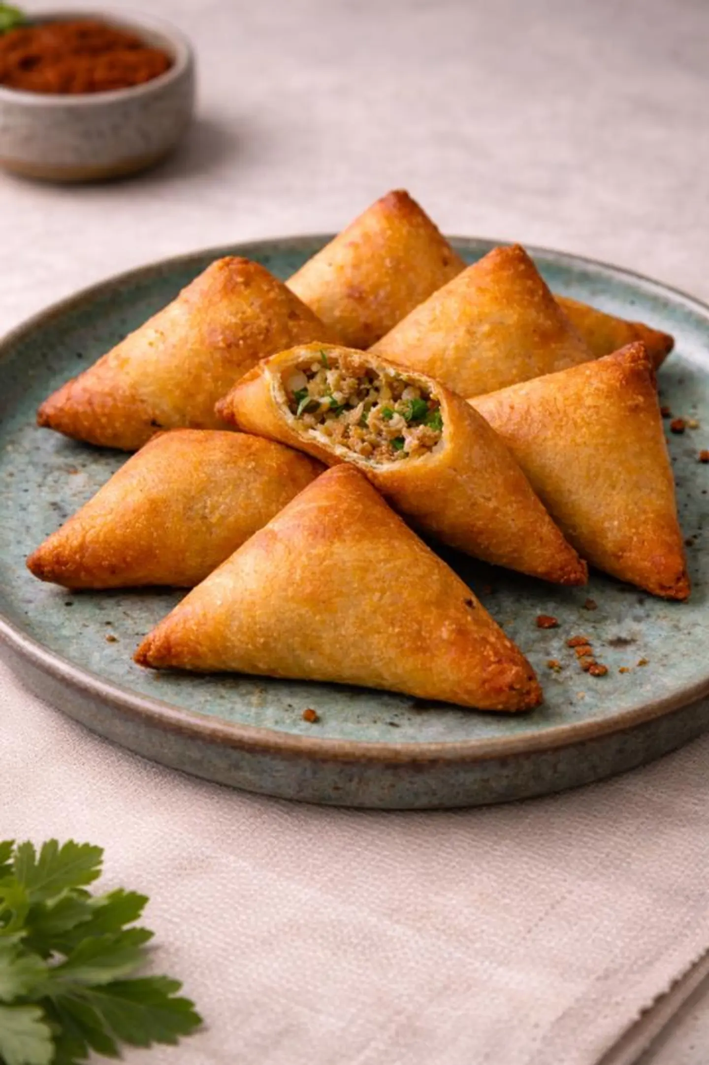 كيتو سمبوسة دجاج