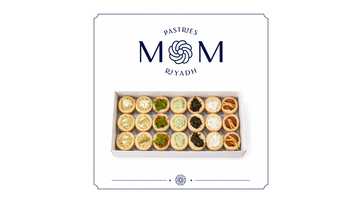 Mixed Mini Cups Fatayer 21 Pieces