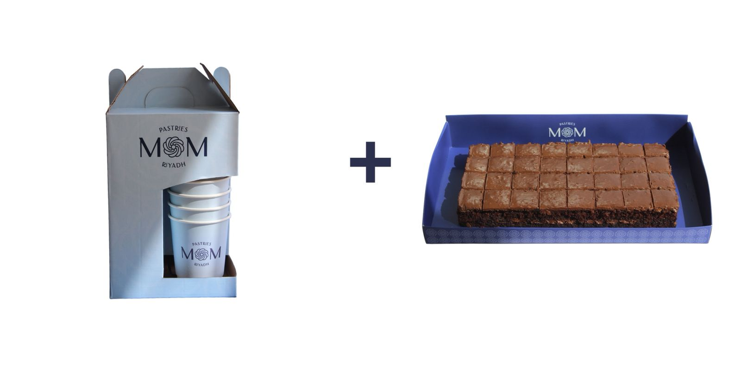Combo: Crunchy Chocolate Box (32 Pcs) + Coffee Of The Day 1 L