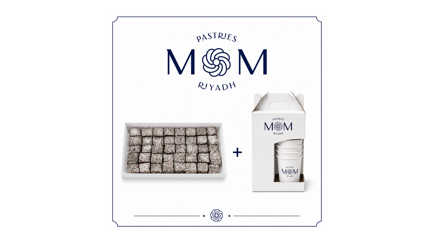 Combo:Lamington Cake 40 Pieces Whith Coffee Of The Day 1 L