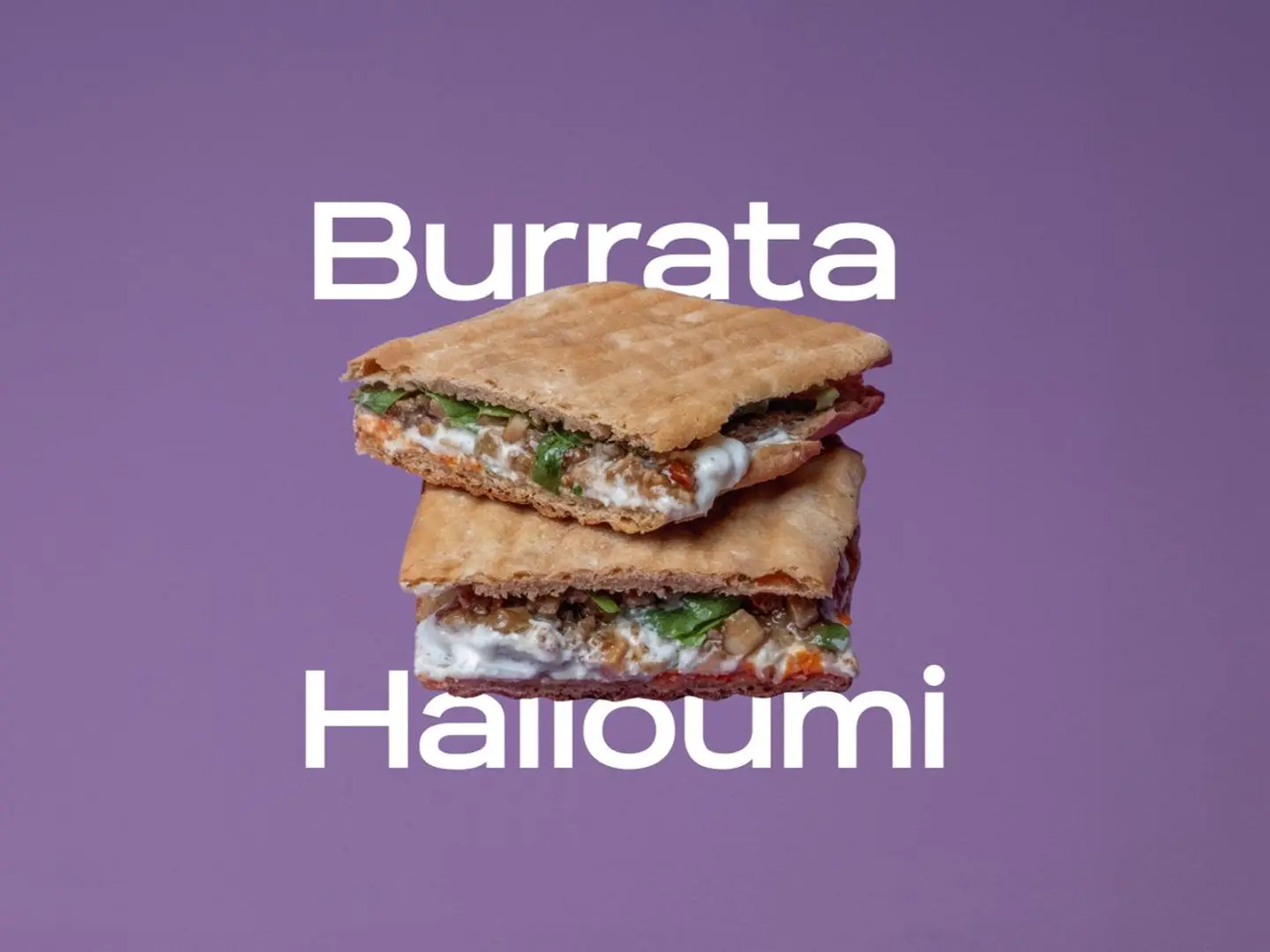 (Halloumi & Burrata Sandwich)