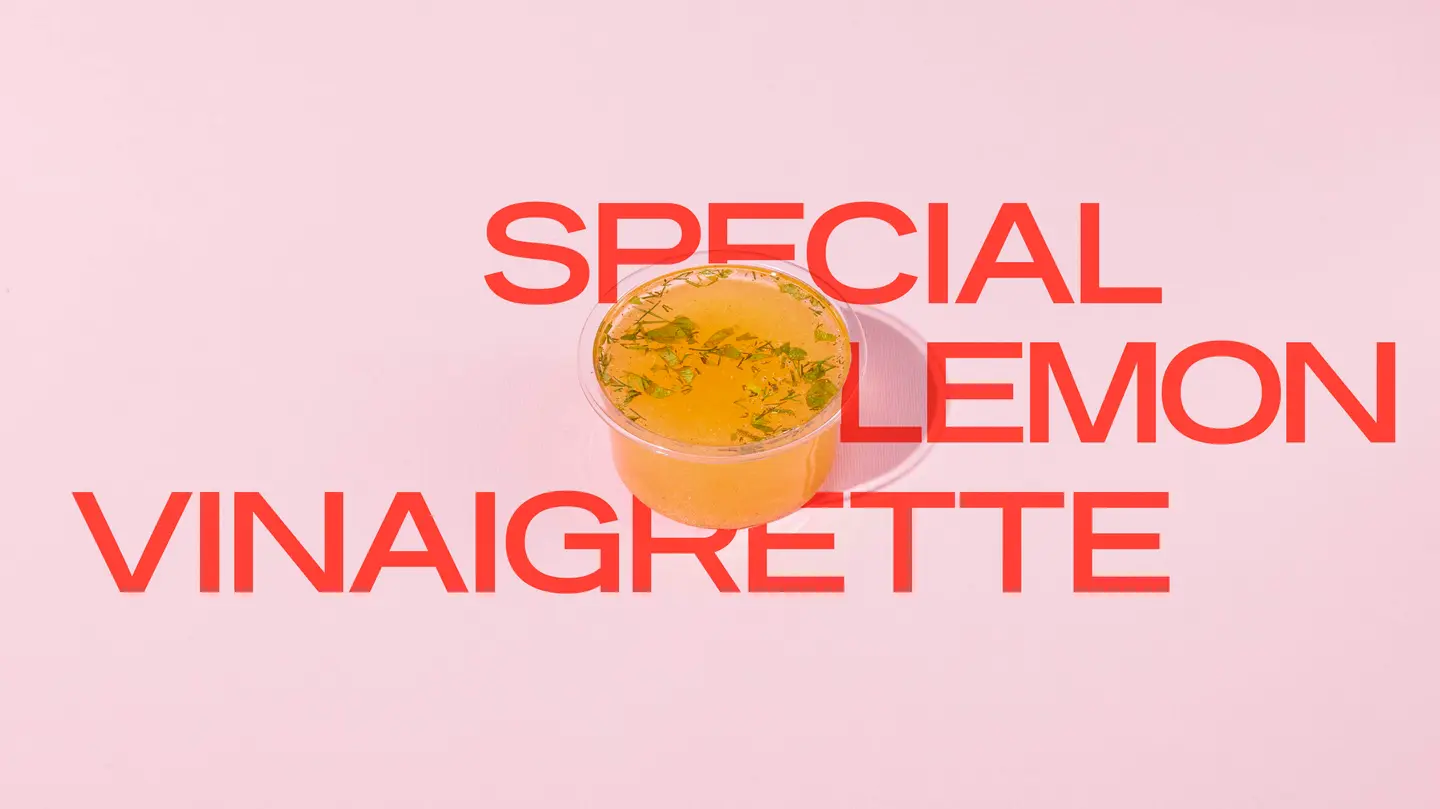 Special Lemon Vinaigrette Dressing